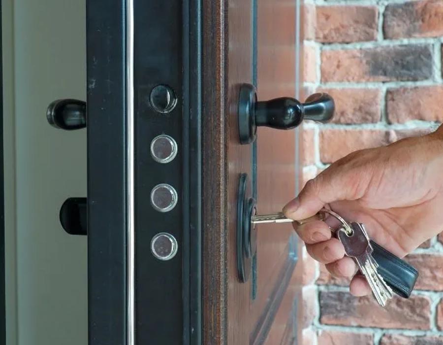 Bloc-porte blindé